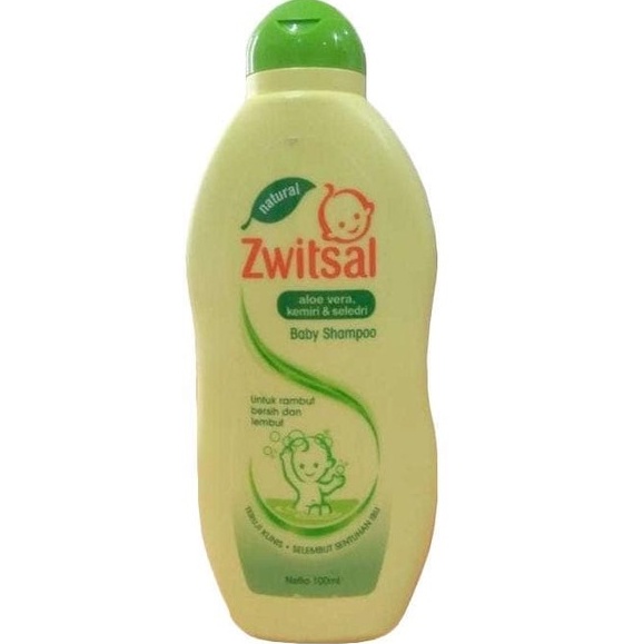 Zwitsal hair lotion dan Shampo Aloe Vera, kemiri, dan seledri