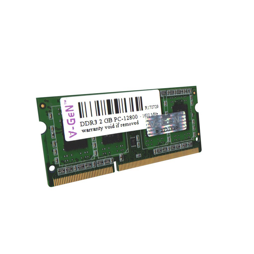 V-GEN SODIMM DDR3 2GB PC/PC3L 10600 12800 VGEN TIPE PLATINUM V GEN