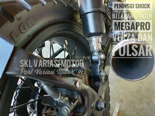 Peninggi Shock Belakang Honda Tiger Megapro Verza Dan Bajaj Pulsar 220CC - Pulsar 180CC