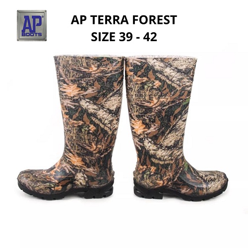 SEPATU BOOTS TACTICAL BERBURU AP TERRA FOREST - SEPATU BOOTS KARET TERBARU - AP BOOTS TERRA FOREST - FANZ STORE