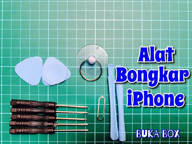 Set 11pcs Obeng Reparasi Pembuka Iphone 8 7 6 5 4 4s 3gs