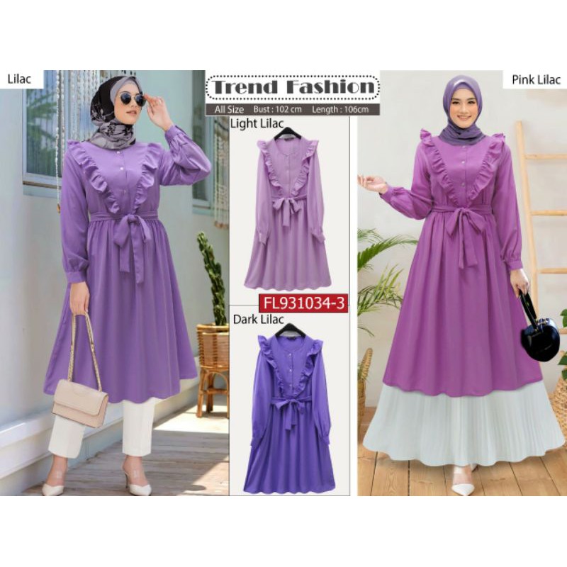 LONG TUNIK POLOS IMPORT