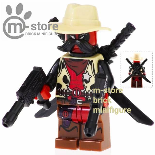 lego cowboy deadpool