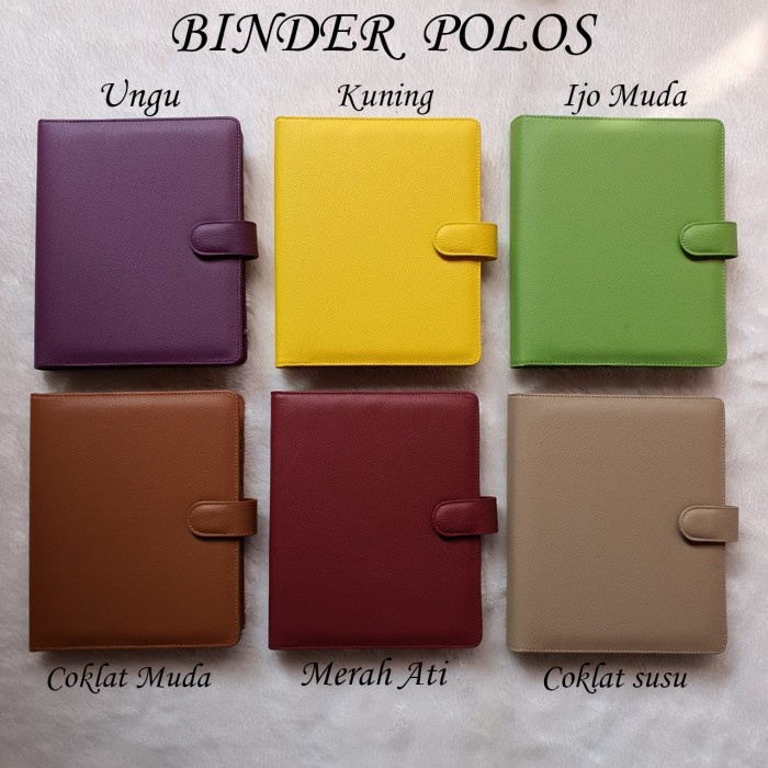 

Dijual Binder Polos Kulit Jeruk 6 Varian Warna Part 3, A5 Dan B5 Terbatas