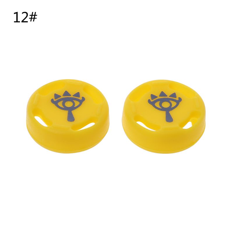 Btsg 2Pack Analog Thumb Grip Caps Cover Pelindung Joystick Kartun Untuk Case Cocok Untuk Switch NS Controller Thumbstick for