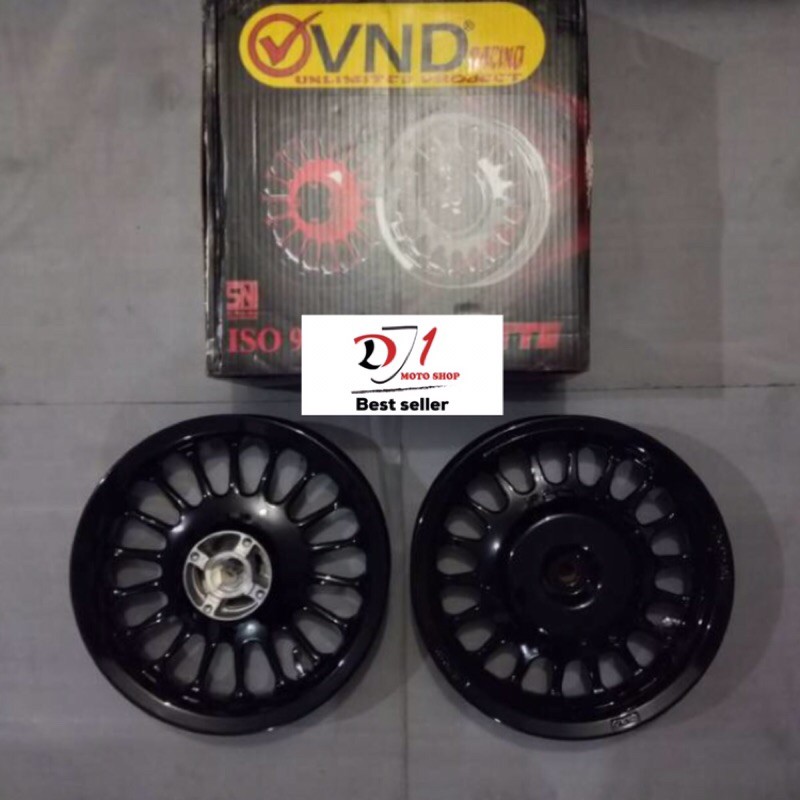 velg motor racing roulette ring 12 VND racing vario beat scoopy genio spacy 215/250-12 bagus baru