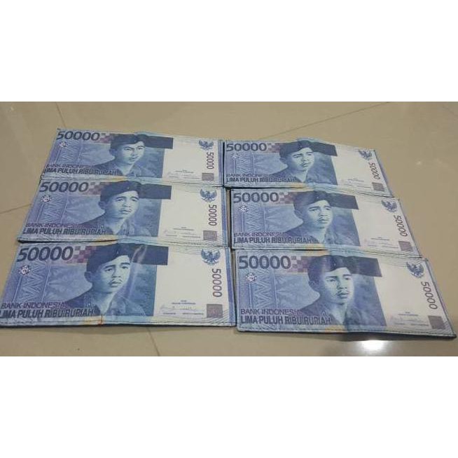 {Best Seller} Dompet Unik & Terlaris Motif Uang Rupiah