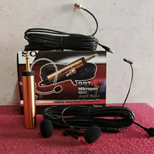 Microphone Jepit / Mikrofon Jepit dan Bando Sony 99T