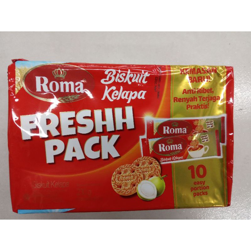 

roma biskuit kelapa freshh pack 230gr