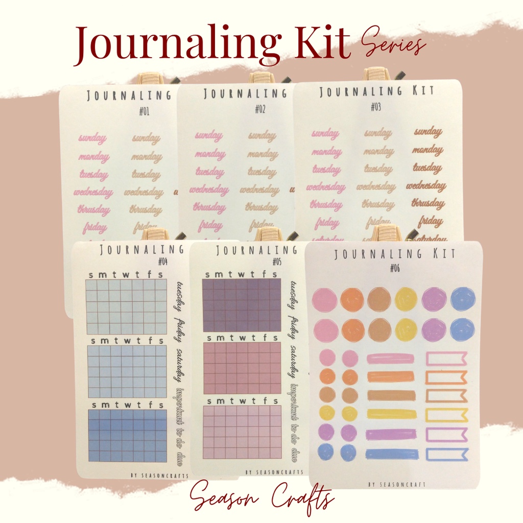 

Journaling Kit Sticker Stiker Jurnal