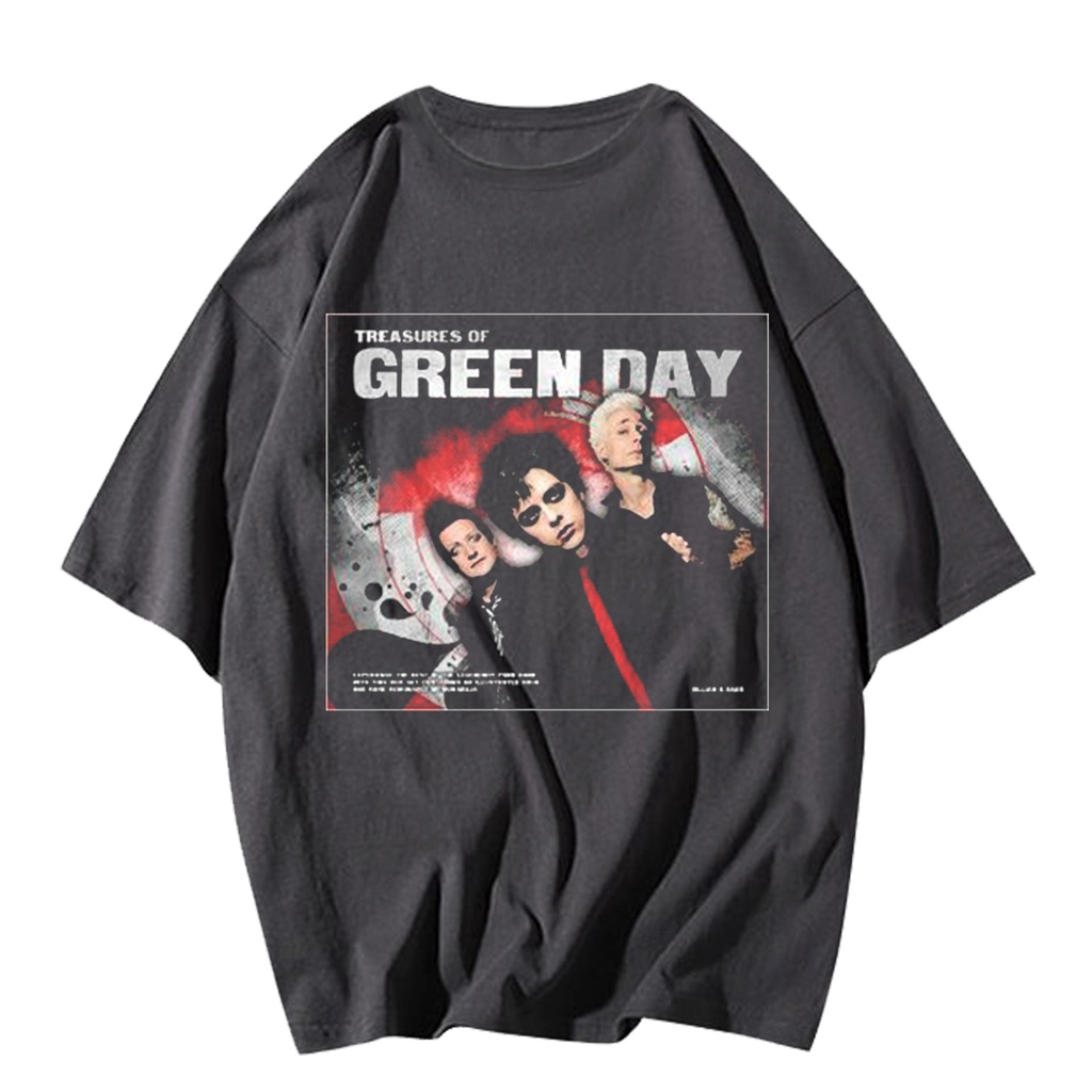 OVERSIZE GREEN DAY KAOS VINTAGE BAJU BAND