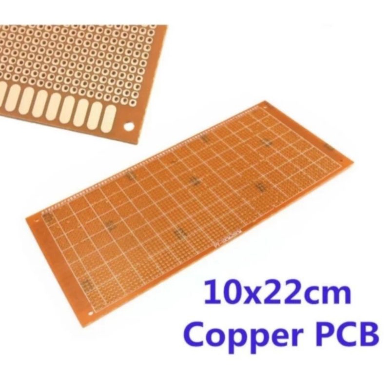 PCB IC 10 cm x 22 cm papan PCB IC bolong²