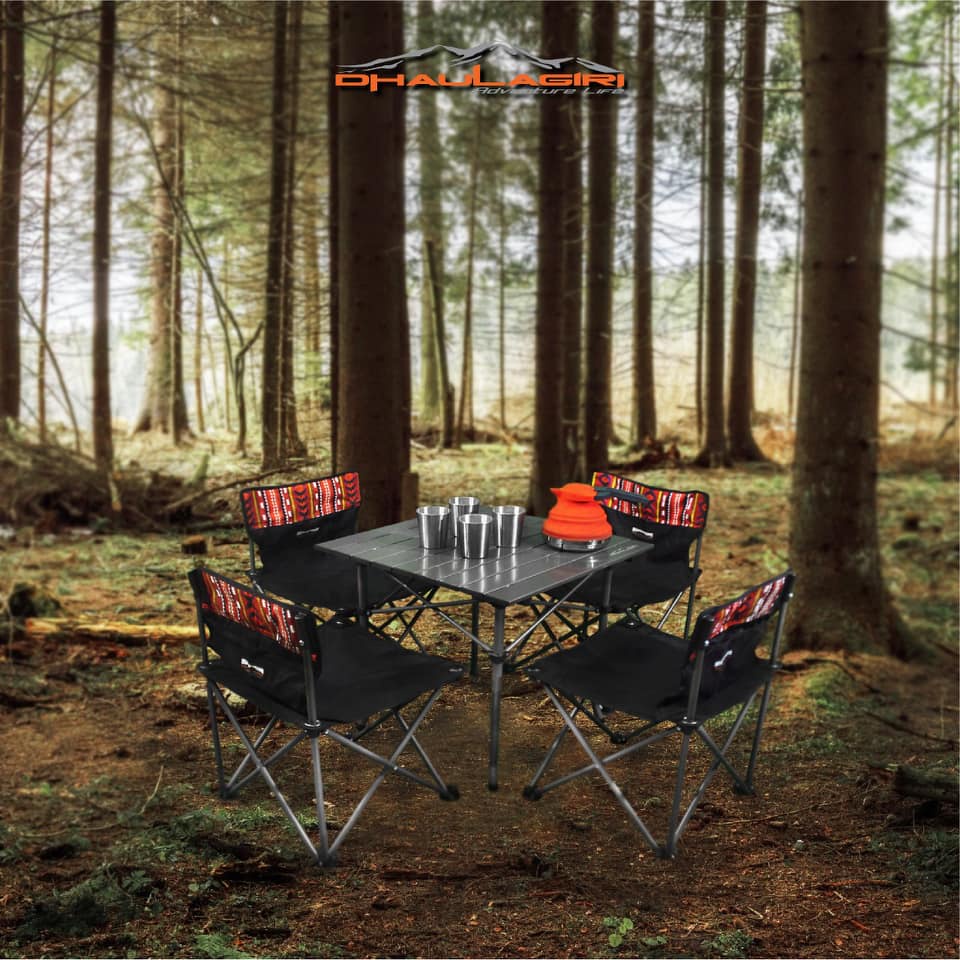 DHAULAGIRI TABLE SET KURSI LIPAT + MEJA SET CAMPING