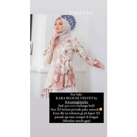 KARA BLOUSE by WEARING KLAMBY