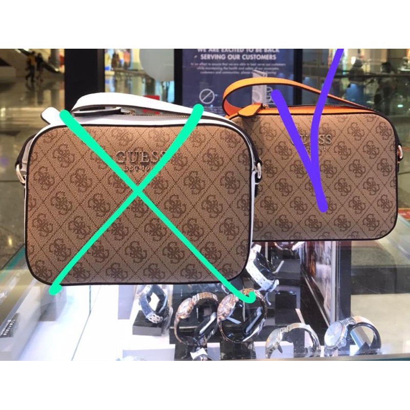 tas guess warna orange sale 550k (pesanan)