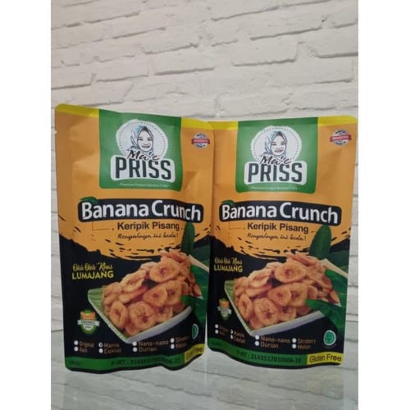 

TERENAK !! Banana Crunch 150gr by Ma'e Priss SKOMILL