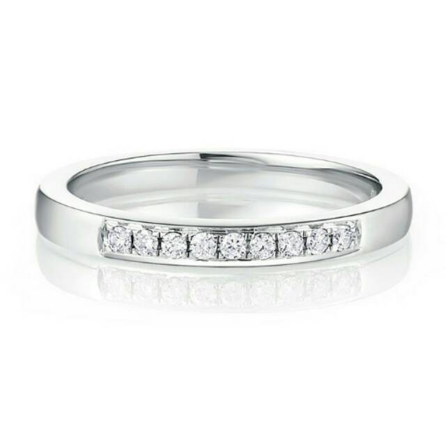 Cincin Perak  Berlian