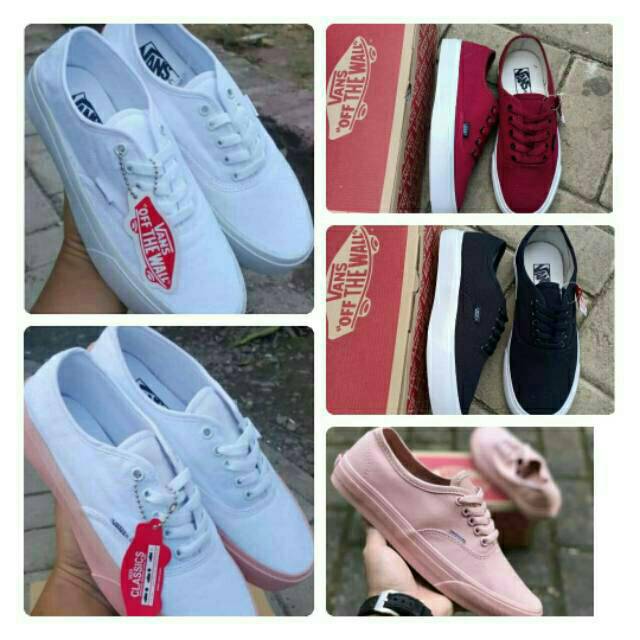 Sepatu Vans autentic murah.bisa cod grade ori FREE KAOS KAKI