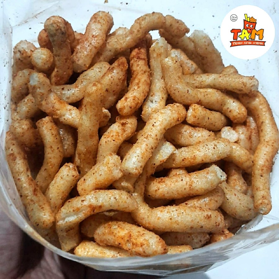 

Kerupuk Gurilem Pedas / Snack Pedas Gurih 200 Gram - Tam Snack