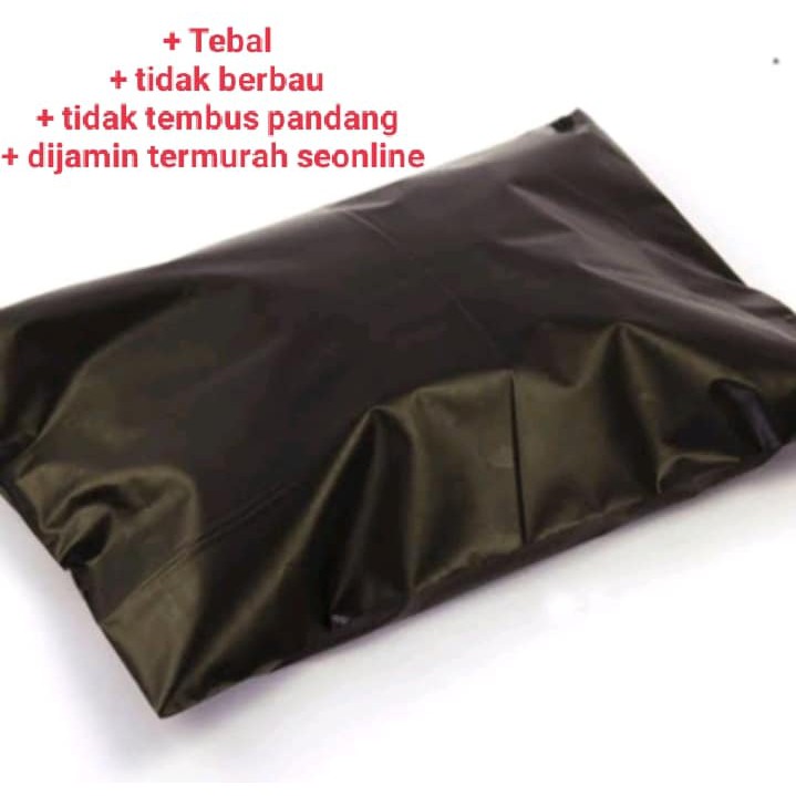 ( TERMURAH ) UK 30 X 40 ISI 5 pcs / PLASTIK HD hitam  / plastik packing online uk 30X40 CM / PLASTIK PACKING ONLINE murah polybag / plastik packing online shop