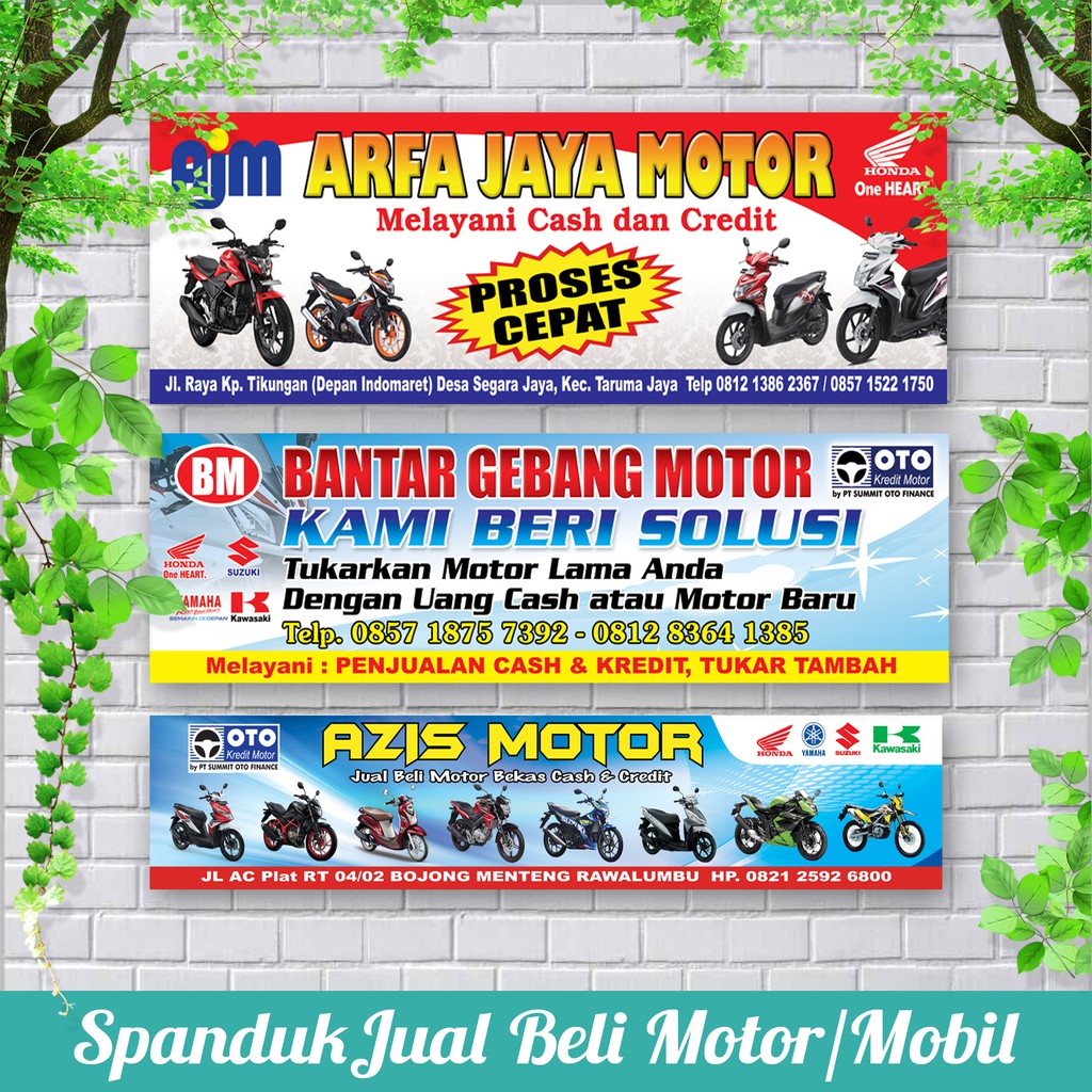 Spanduk Jual Beli Motor | My XXX Hot Girl