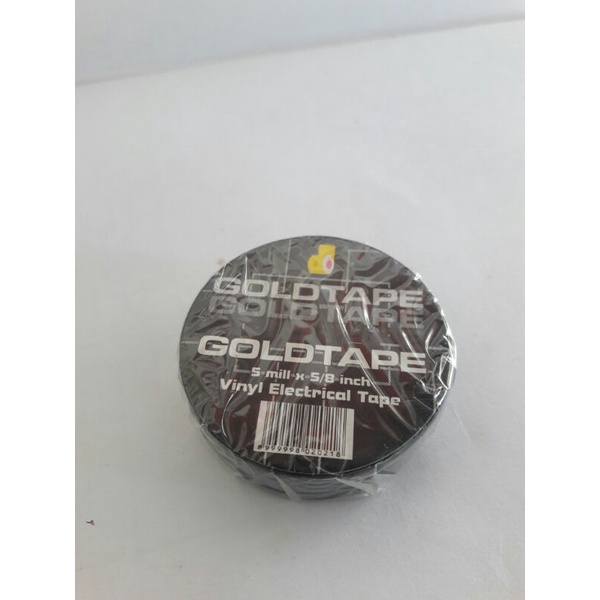 Isolasi Hitam Kecil Gold Tape