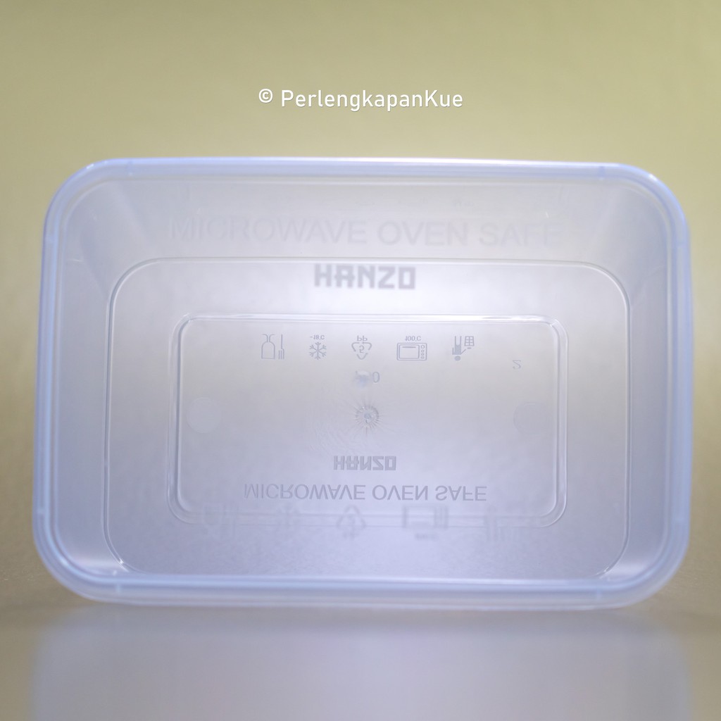 Isi 10 Thinwall Kotak Makan Box Makanan Plastik Bening Persegi Panjang