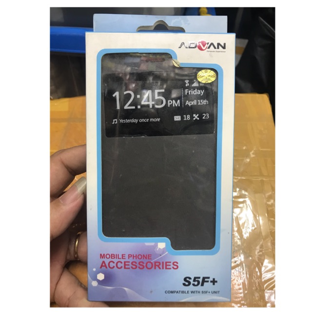 Sarung flip cover  hard case Advan S5F+