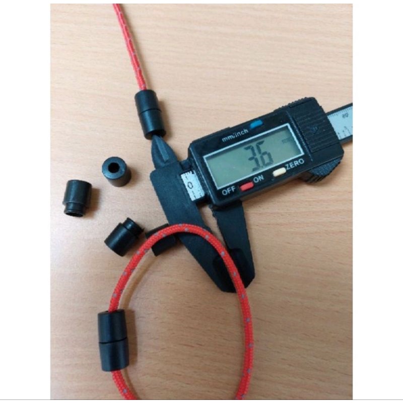 Pop lock conector - konektor untuk tali prusik paracord karet string