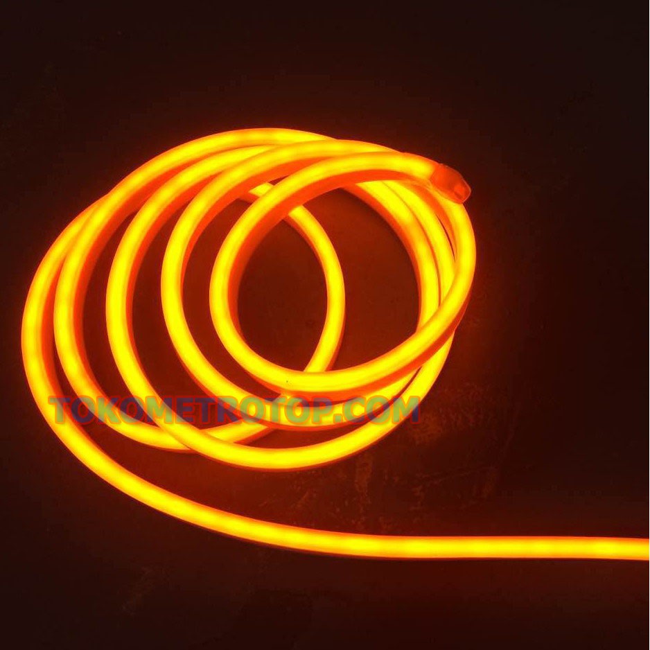 Lampu Led Neon Flex Lampu Selang Strip Kuning (10 Meter)
