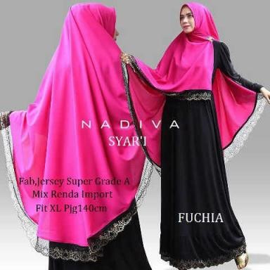 FREEongkir BR8855 BAJU MUSLIM MURAH NADIVA SYARI