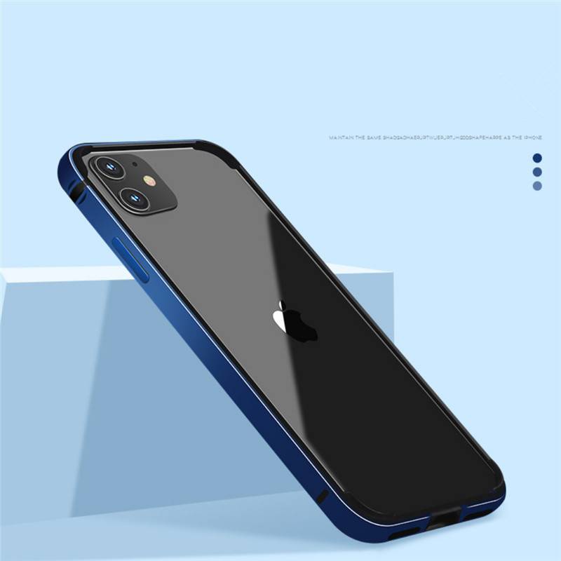 2 In 1 Case Kombinasi Frame Bumper Metal Aluminum Alloy Shockproof Untuk Iphone 13 Pro Max Mini 13pro Max