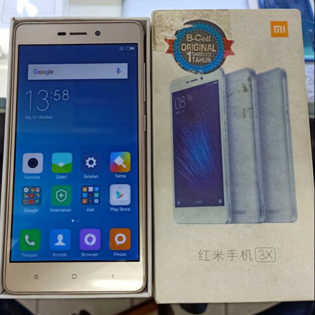 Second Xiaomi Redmi 3x 2 32 4g Lte Fullsett Muluss Apikk Shopee Indonesia