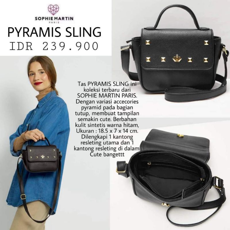 promo tas kerja/tas pyramis Sophie Martin
