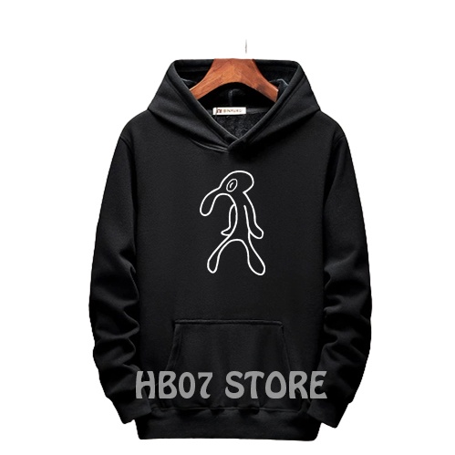 HB STORE | Hoodie Premium Lukisan Squidward | Hoodie Squidward | Hoodie Aestetic | Hoodie Kekinian |