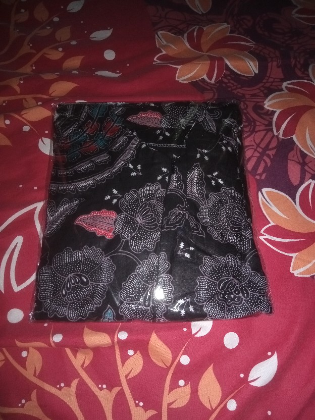 Ms Gamis Batik Sriwedari Maxi Bumil/busui Katun Sogan Allsize Dan Jumbo