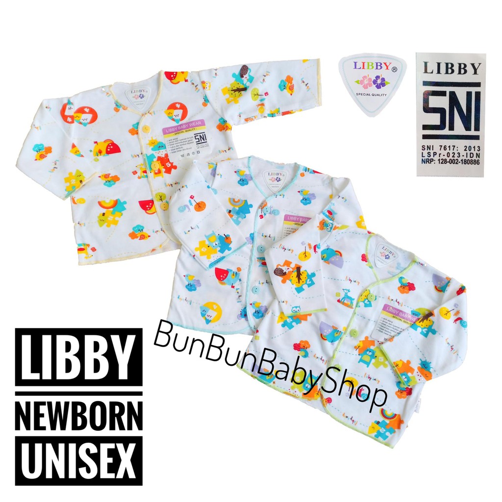  LIBBY  Baju  Bayi  Baru Lahir Perlengkapan Baju  Atasan 