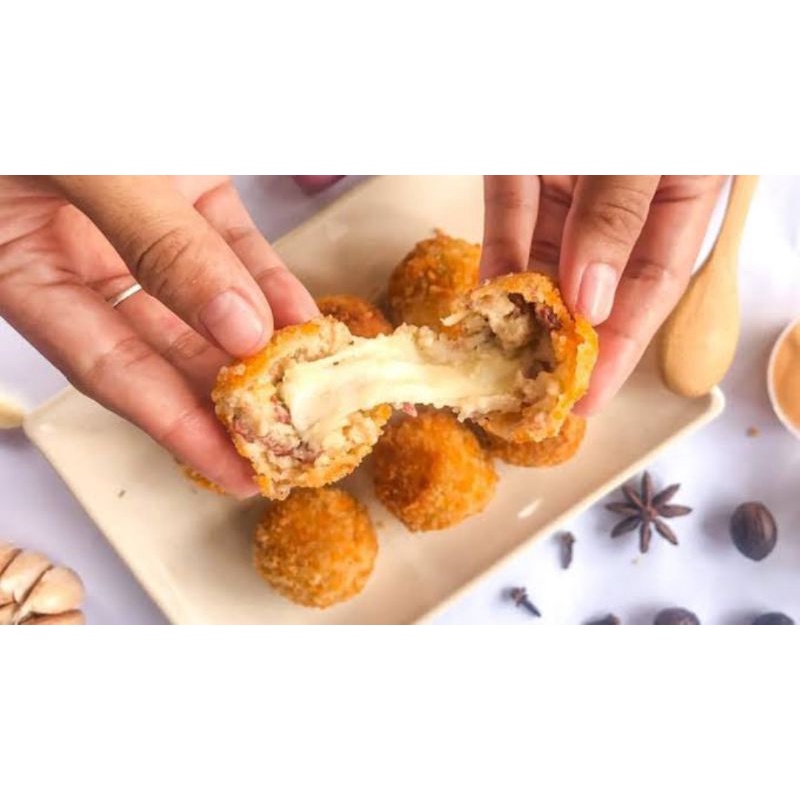 Chizbomb Cheesebomb Brulee Bomb ISI 12 (BUDAYAKAN MEMBACA DESKRIPSII)  Bola Keju Cheese Ball Bitter 