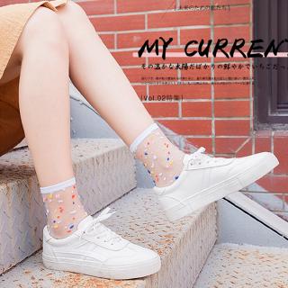 Kaos Kaki Pendek Transparan Tipis Elastis Motif Bordir Kaos Kaki Pendek Transparan Tipis Elastis Motif Bordir