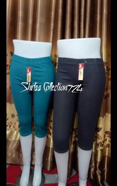 Celana Pendek Wanita Dewasa / Legging Murah / Celana Pendek Wanita / Celana  Legging 7/8  Kantong (Jumbo Dewasa)