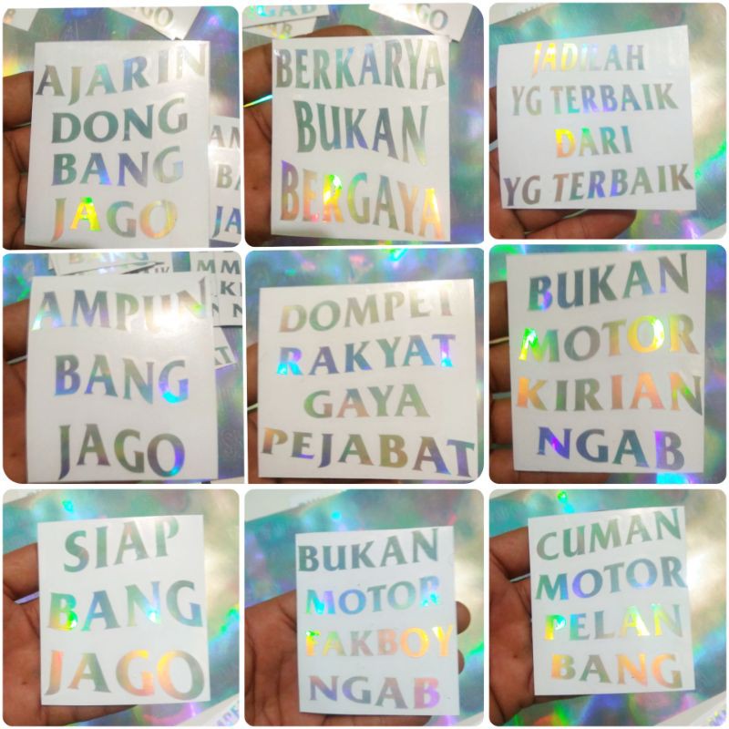 stiker ajarin dong bang Jago cuma motor pelan dompet rakyat gaya pejabat bukan motor fuck boy  siap