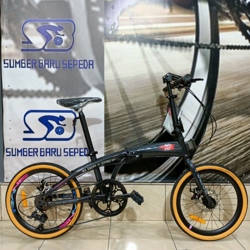 Sepeda Lipat Element Police Milan Rans 20 Inch