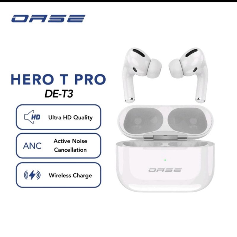 Headset Bluetooth Oase TWS Bluetooth 5.1 ANC Earphone Headset Ultra HD Audio Garansi Resmi 1tahun