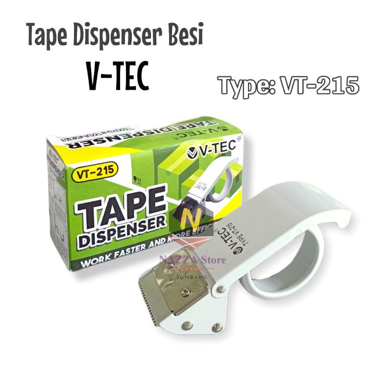 

V-TEC Tape Dispenser Tape Cutter Lakban Besi