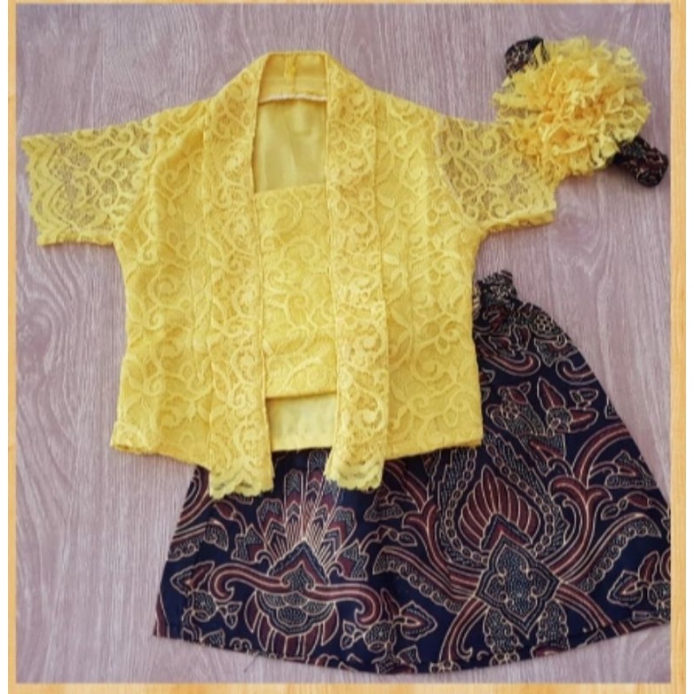 SETELAN KEBAYA ANAK PEREMPUAN // KEBAYA KUTU BARU // KEBAYA JADUL