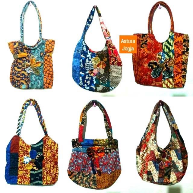 Tas batik jogja perca salur / Tote Bag Batik Perca / Tote Bag Jinjing Perca / Tas Oleh oleh Khas