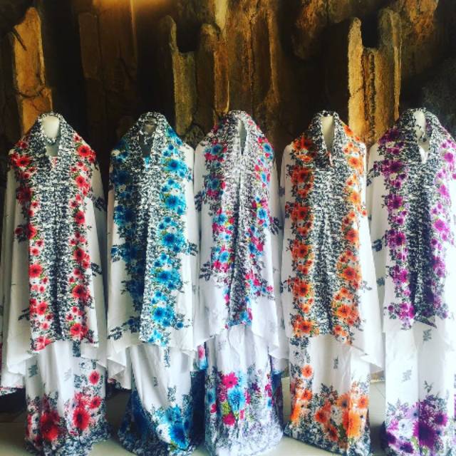 Mukena bali bahan adem