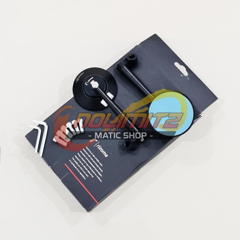 Spion Rizoma Retro Bulat CNC Aluminium Vespa W175 Scoopy XSR 155