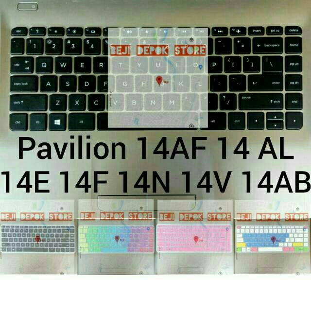 Keyboard Protector HP Pavillion 14&quot;, Envy 14&quot;, Ujung Keyboard Oval