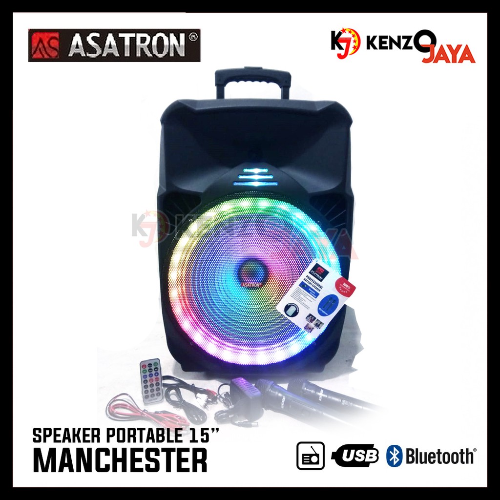 Speaker Portable Trolley ASATRON Manchester 15"